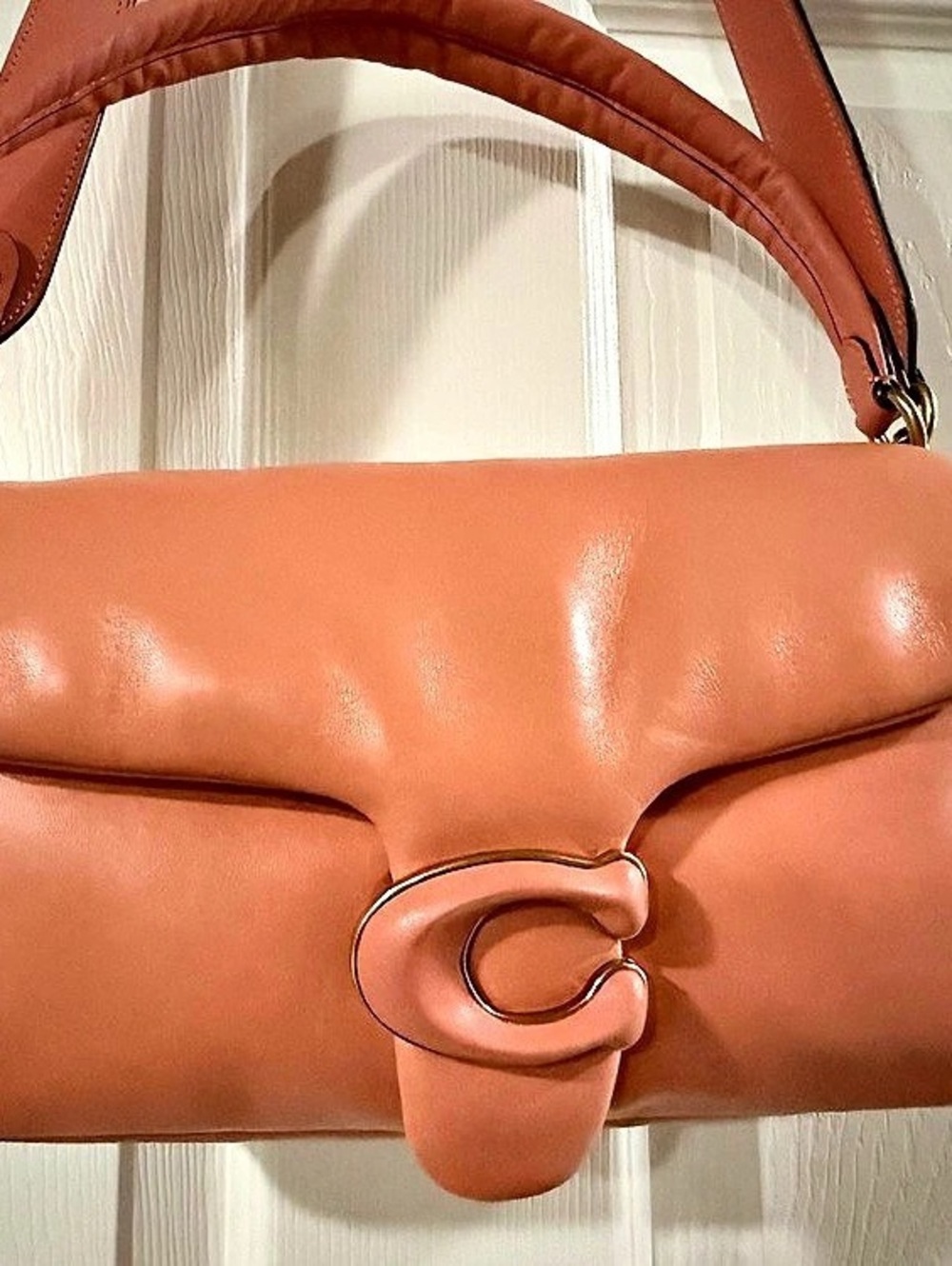 Coach Pillow Tabby Shoulder Bag 26 Orange
